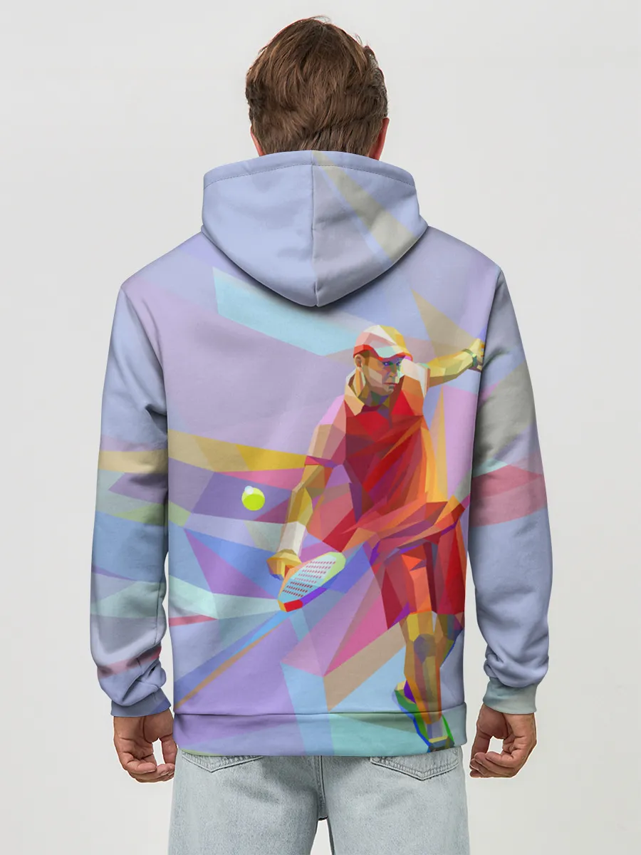 Худи мужской база хлопок / Абстракция