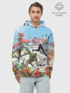 Худи мужской база хлопок / Studio Ghibli