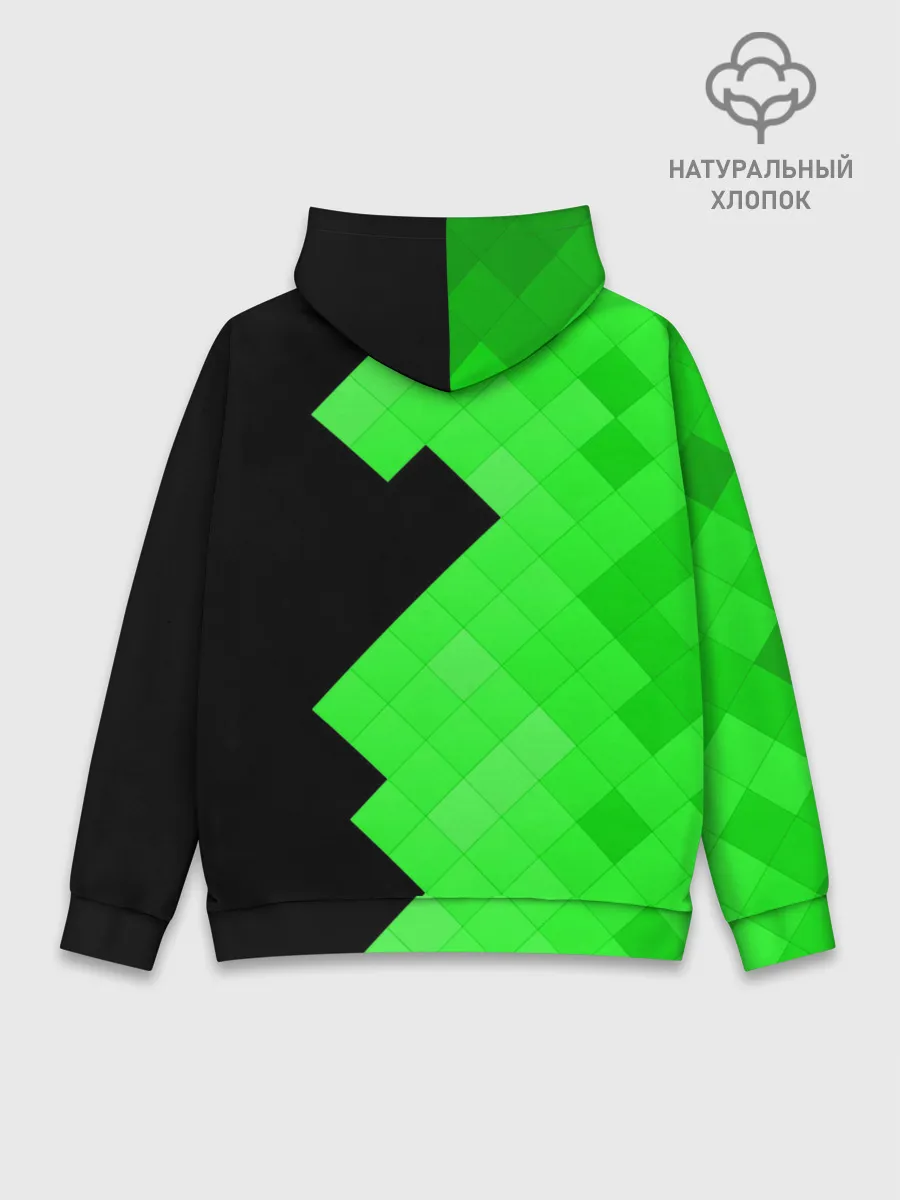 Худи мужской база хлопок / MINECRAFT