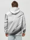 Худи мужской база хлопок / GEOMETRY STRIPES WHITE