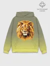 Худи мужской база хлопок / Лев