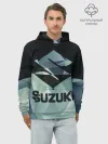 Худи мужской база хлопок / SUZUKI