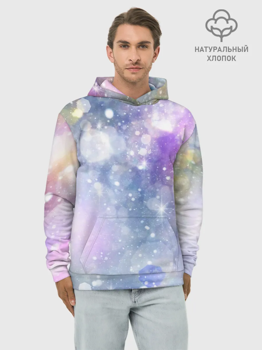 Худи мужской база хлопок / Звездное небо