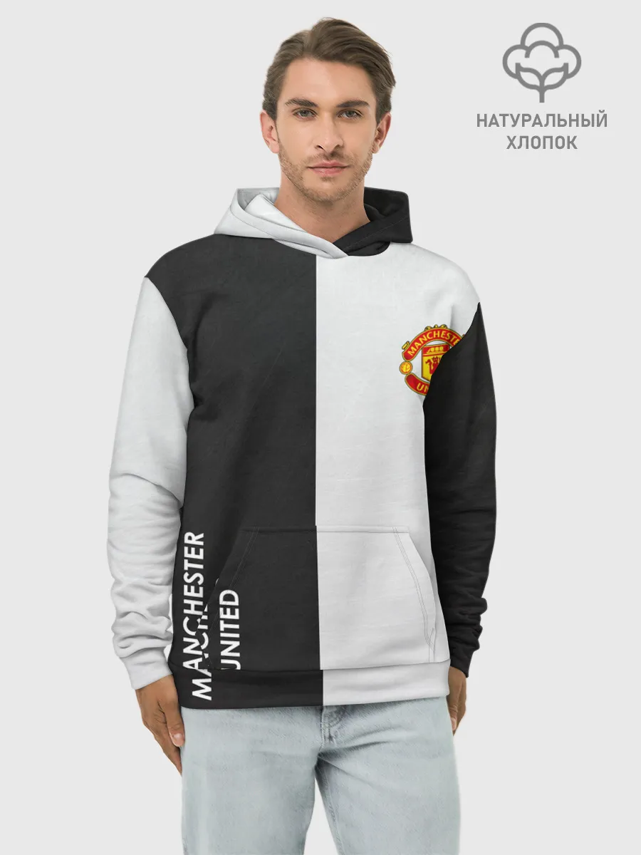 Худи мужской база хлопок / Manchester United