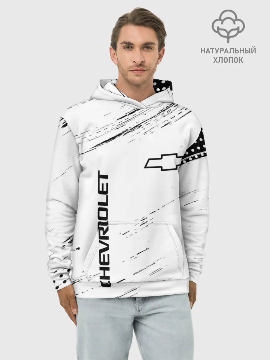Худи мужской база хлопок / CHEVROLET