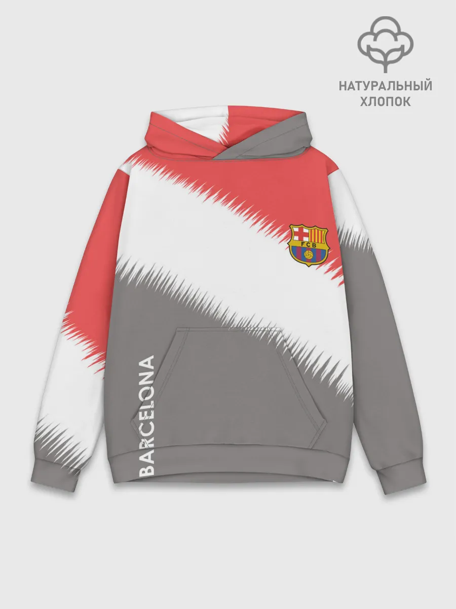 Худи мужской база хлопок / Barcelona