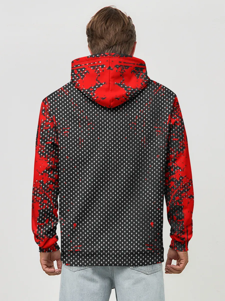 Худи мужской база хлопок / МЕДВЕДЬ МОНОКУМА