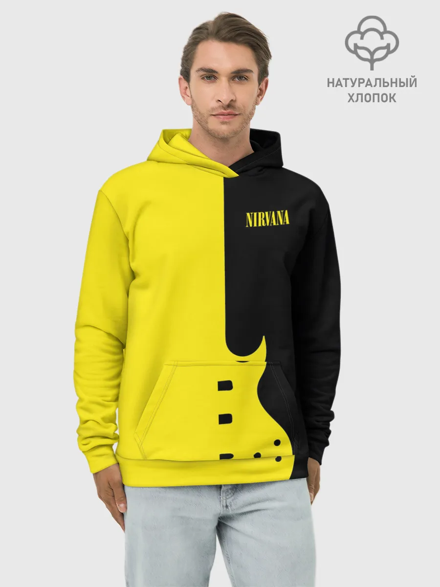 Худи мужской база хлопок / Nirvana