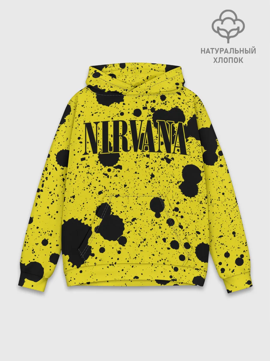 Худи мужской база хлопок / Nirvana