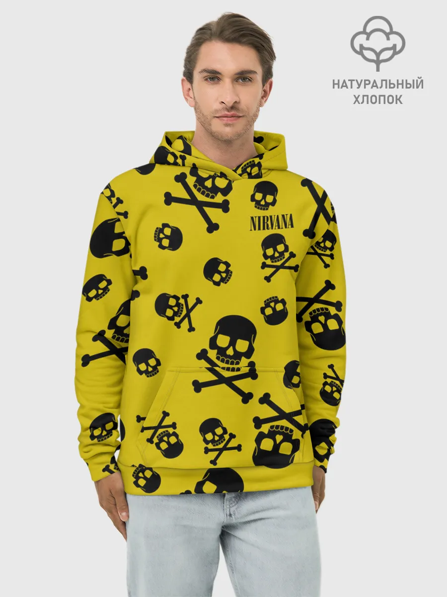 Худи мужской база хлопок / Nirvana