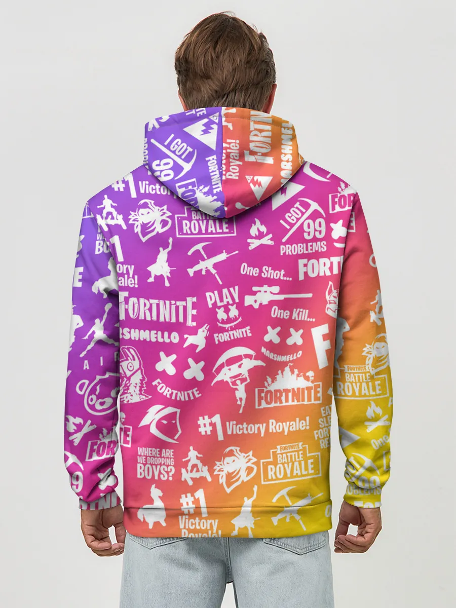 Худи мужской база хлопок / FORTNITE PARTY EVENT