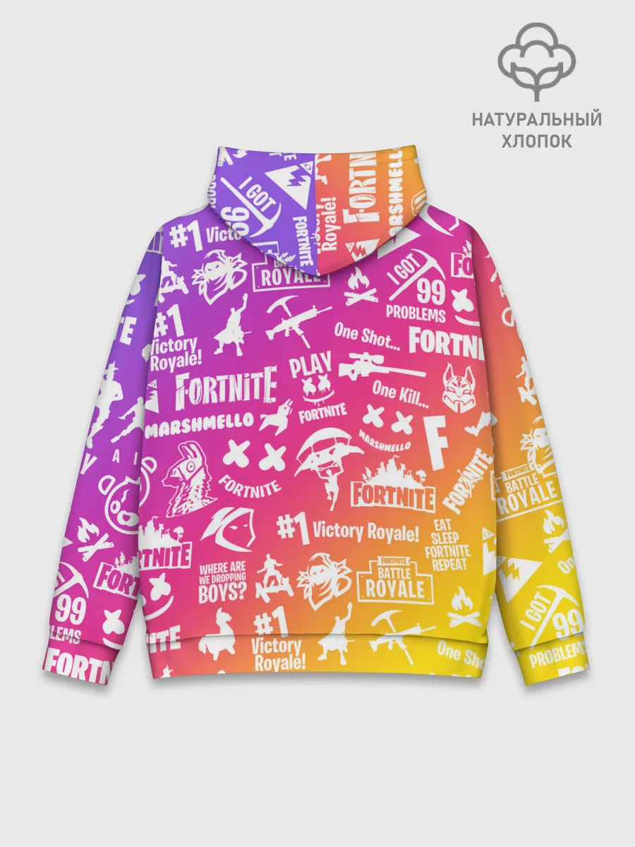 Худи мужской база хлопок / FORTNITE PARTY EVENT