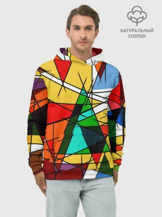 Худи мужской база хлопок / ПИКАССО