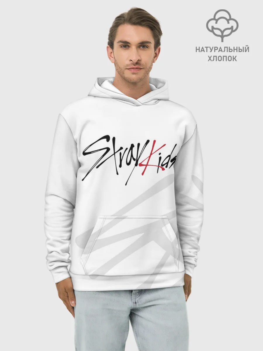 Худи мужской база хлопок / Stray Kids