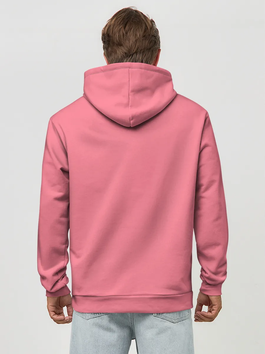 Худи мужской база хлопок / Радужные губы | Rainbow lips