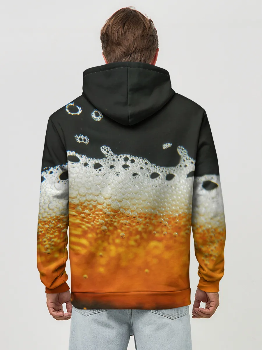 Худи мужской база хлопок / ТЕМНОЕ ПИВО