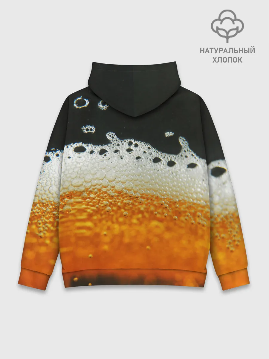 Худи мужской база хлопок / ТЕМНОЕ ПИВО