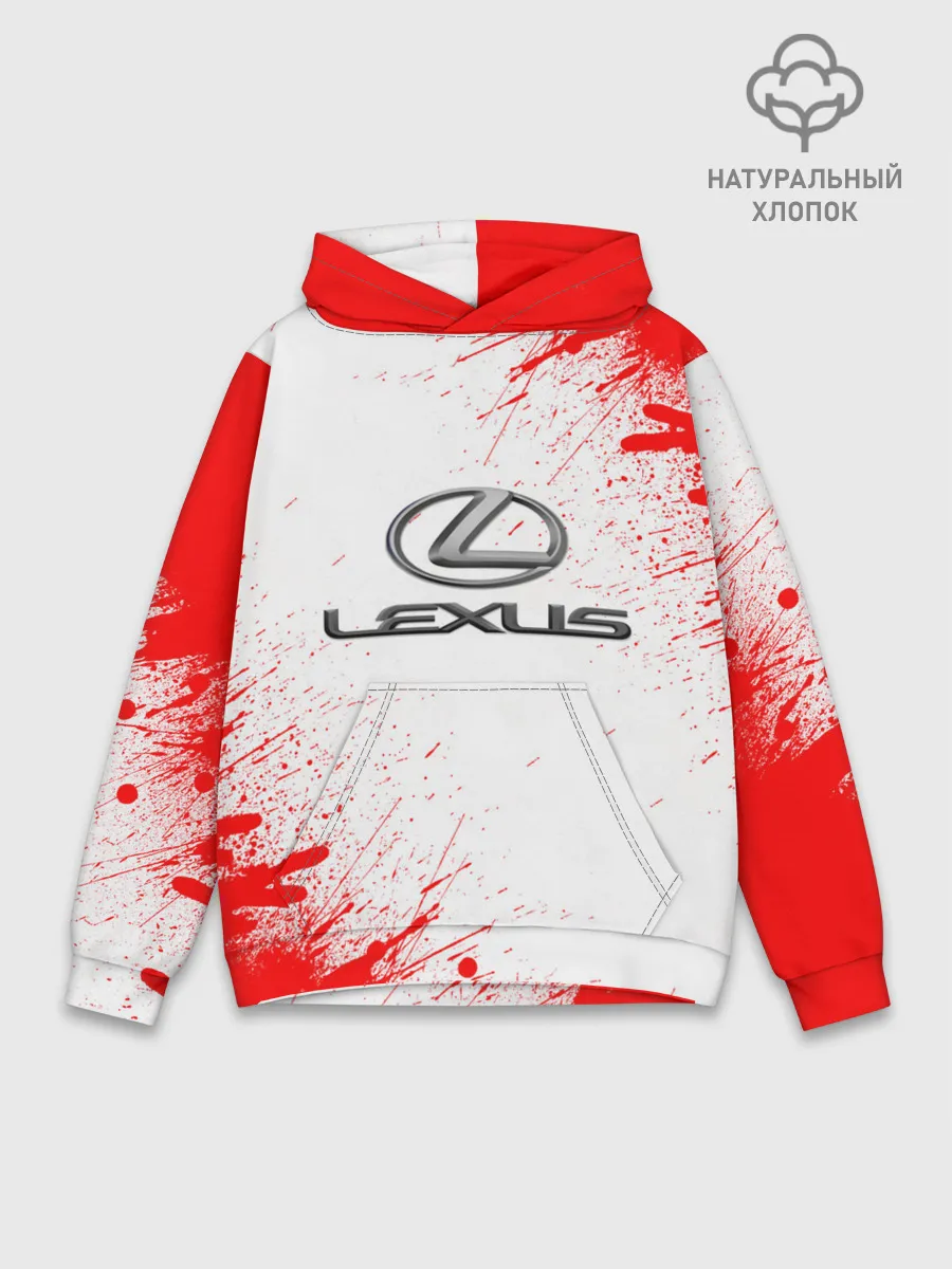 Худи мужской база хлопок / lexus