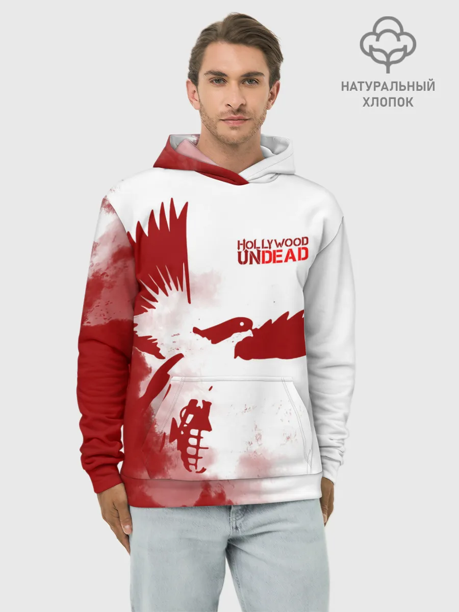 Худи мужской база хлопок / Hollywood Undead