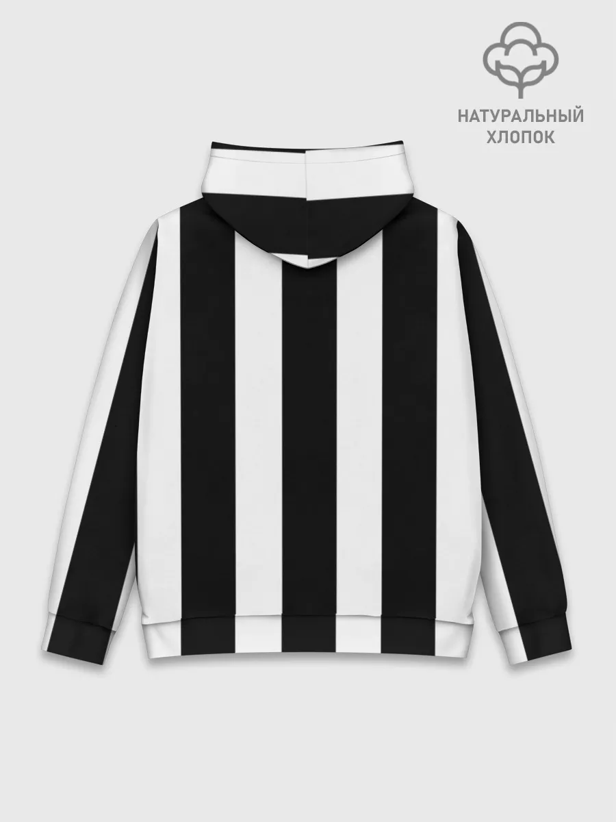 Худи мужской база хлопок / Полоска