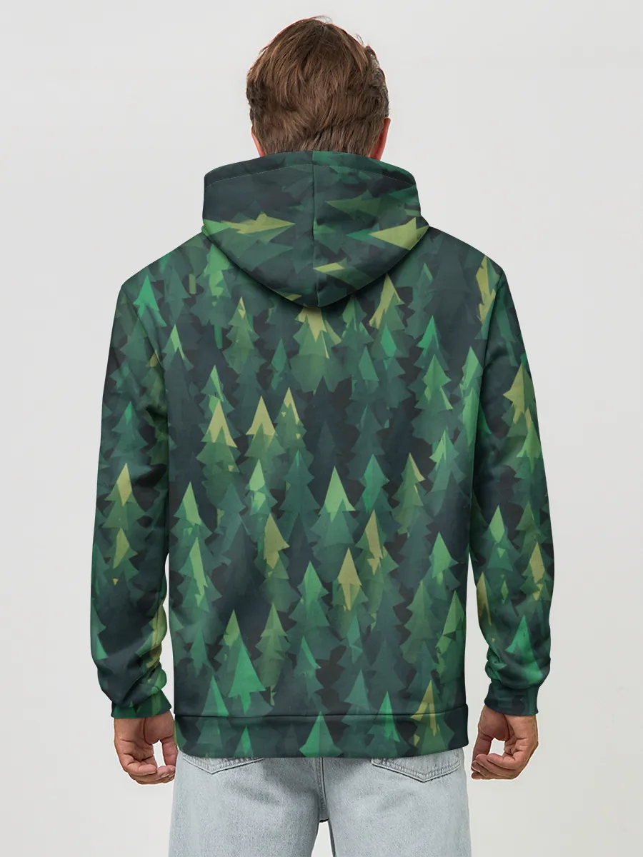 Худи мужской база хлопок / ЛЕС