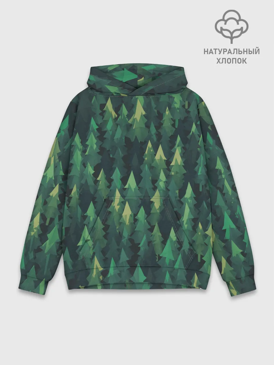 Худи мужской база хлопок / ЛЕС