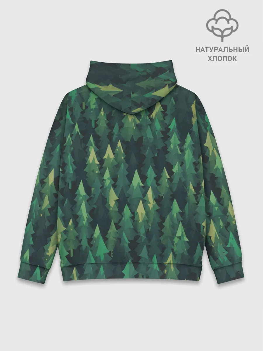 Худи мужской база хлопок / ЛЕС