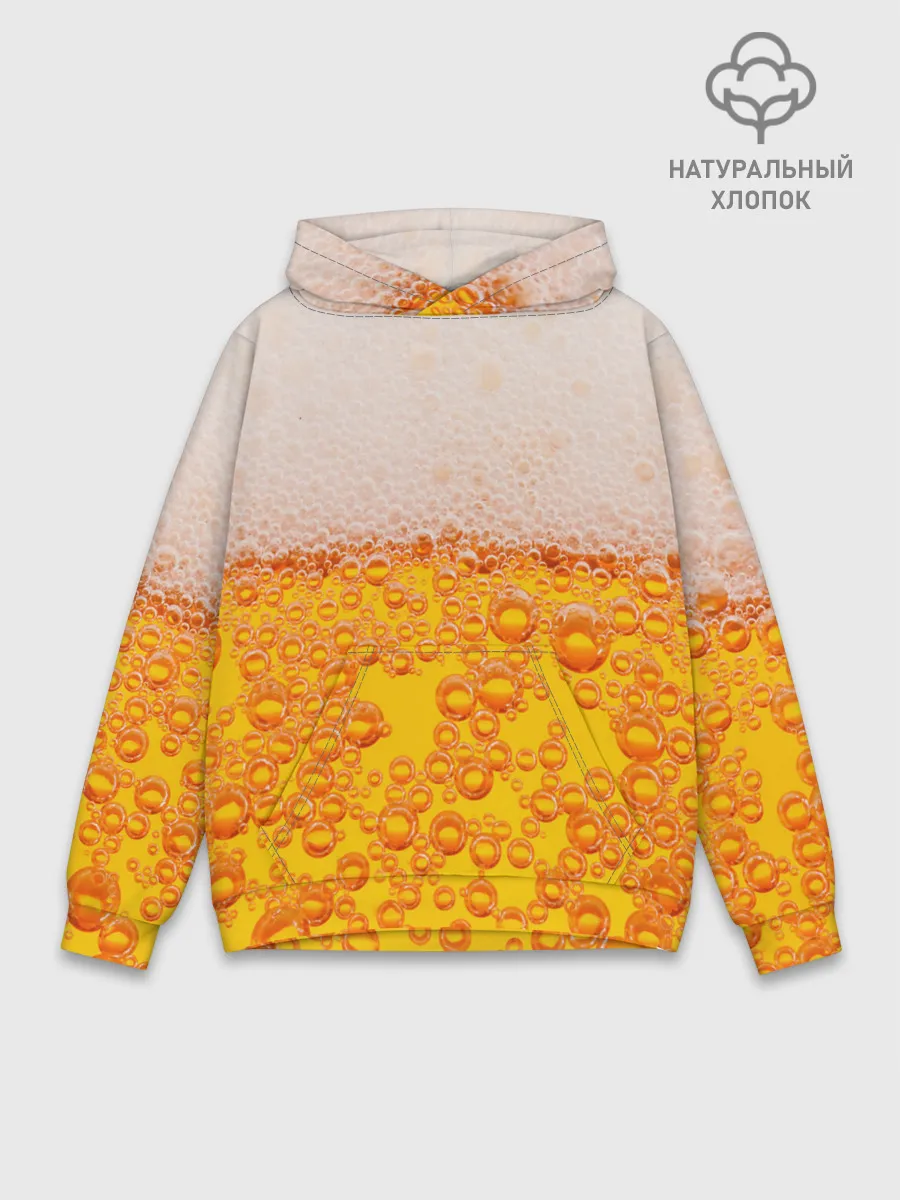 Худи мужской база хлопок / ПИВО с пеной