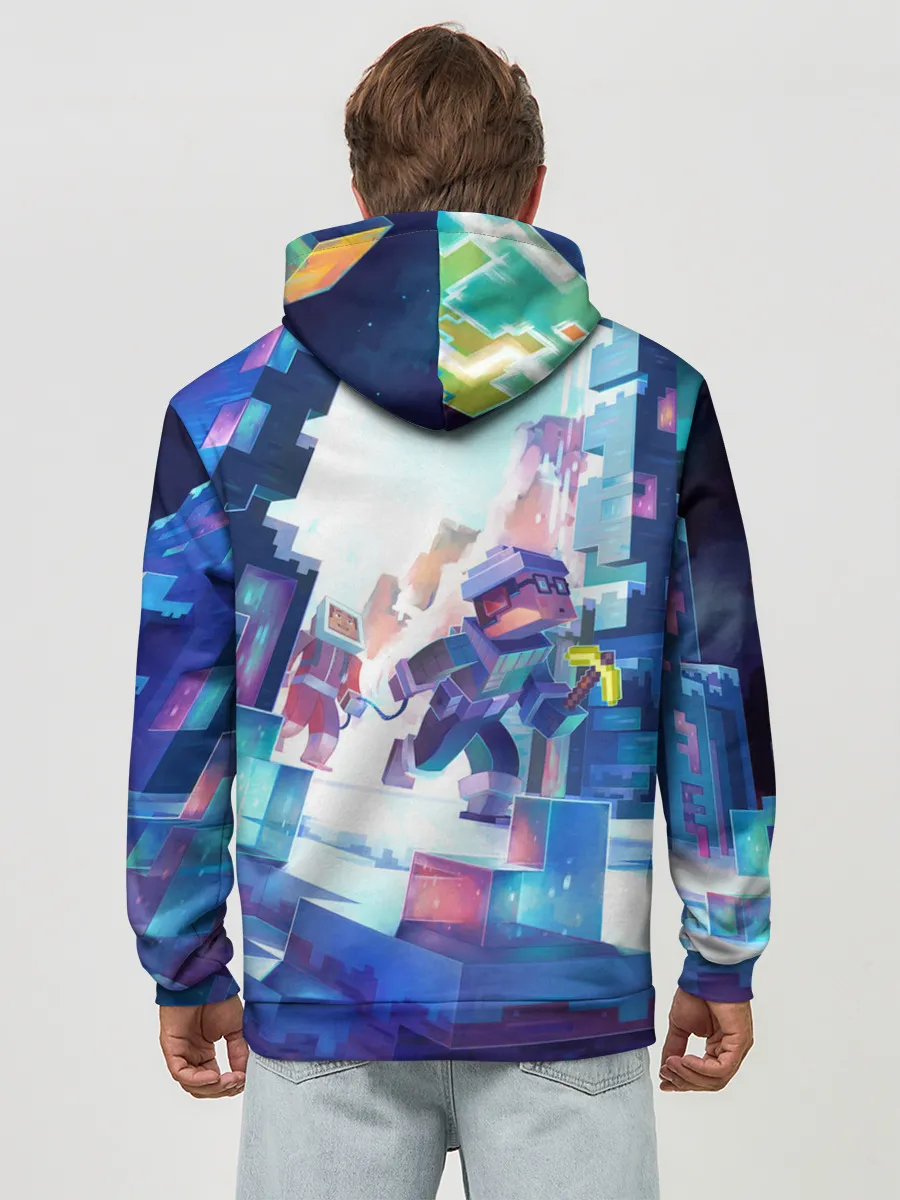 Худи мужской база хлопок / Майнкрафт