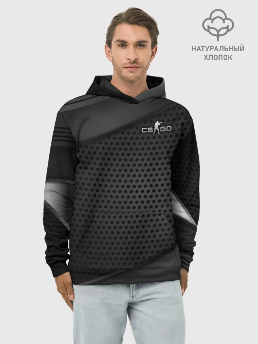 Худи мужской база хлопок / Counter-Strike