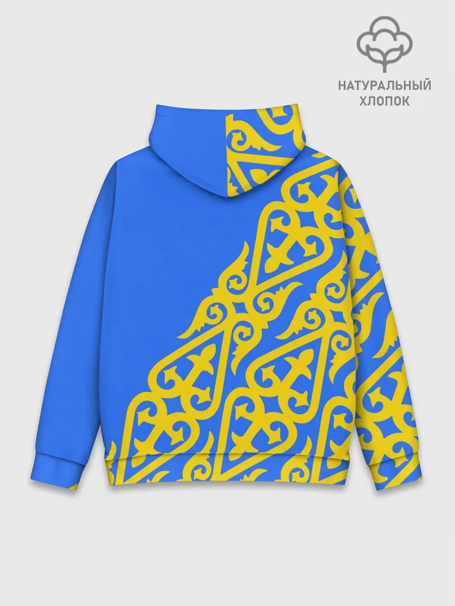 Худи мужской база хлопок / Форма Казахстан