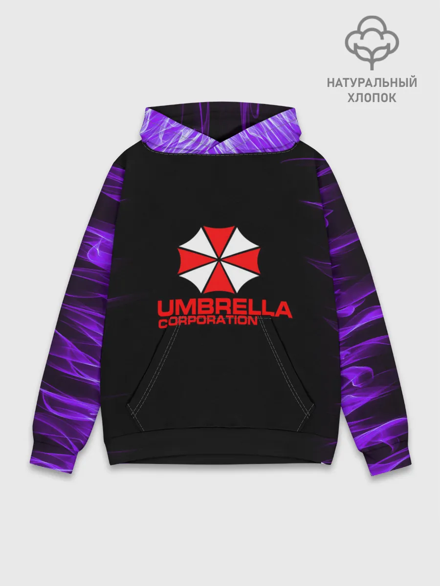 Худи мужской база хлопок / resident evil