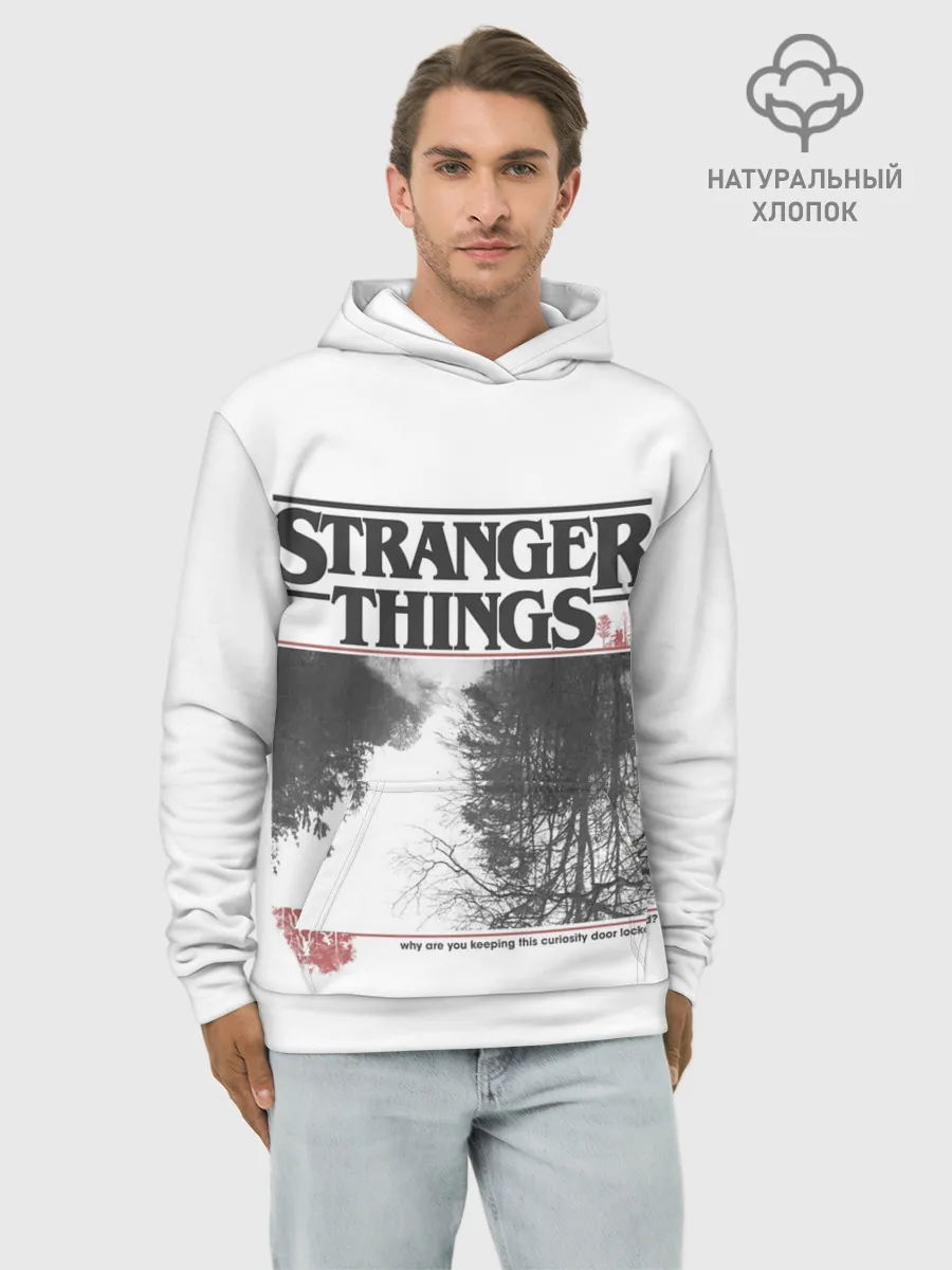 Худи мужской база хлопок / Очень Странные Дела