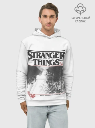Худи мужской база хлопок / Очень Странные Дела
