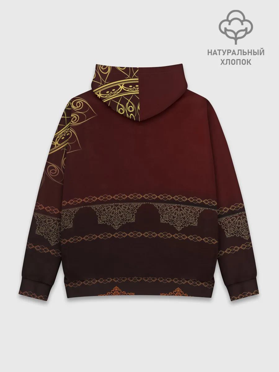 Худи мужской база хлопок / Форма Казахстан