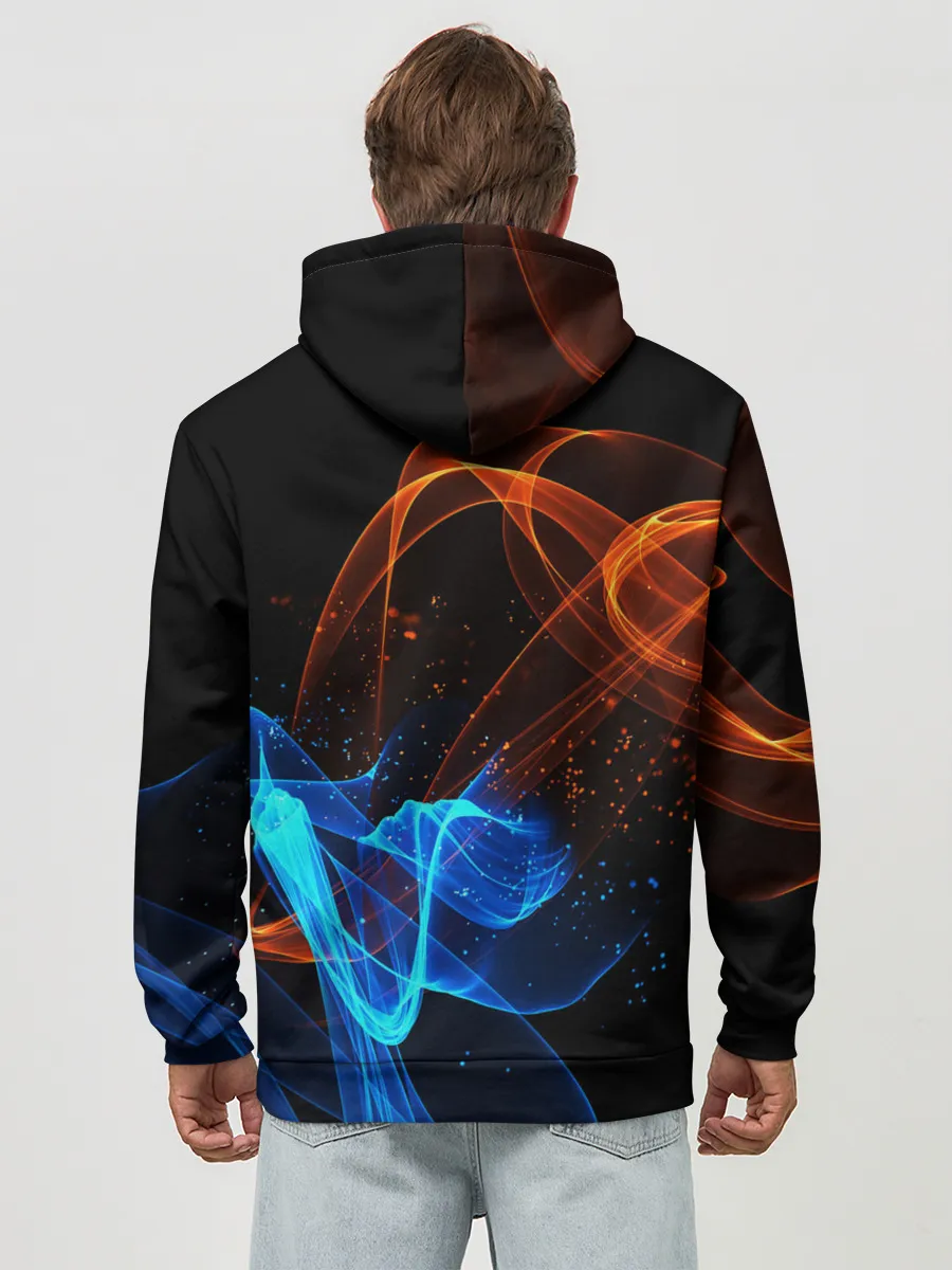 Худи мужской база хлопок / БИТВА ОГНЕЙ