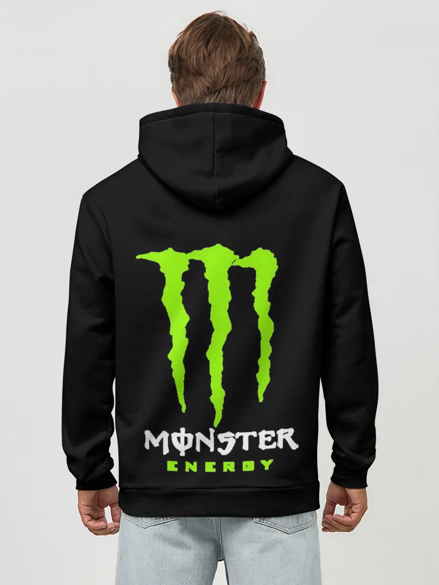 Худи мужской база хлопок / MONSTER ENERGY