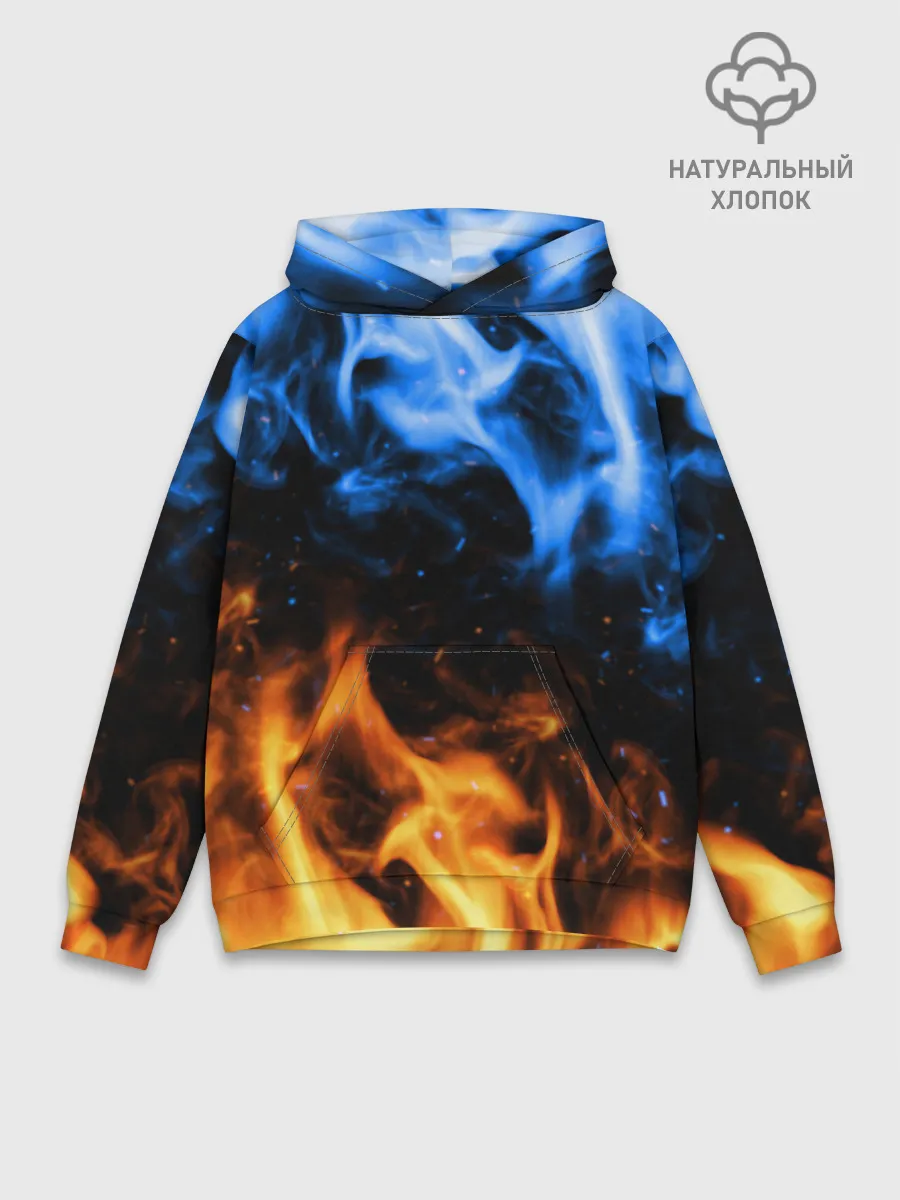 Худи мужской база хлопок / БИТВА ОГНЕЙ