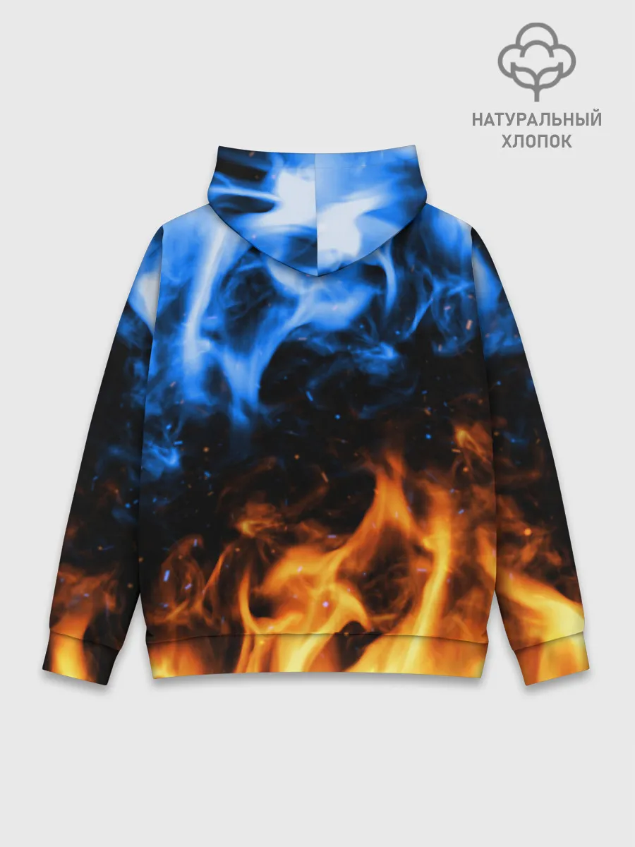 Худи мужской база хлопок / БИТВА ОГНЕЙ