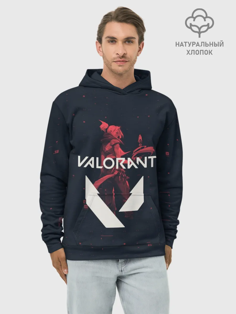 Худи мужской база хлопок / VALORANT