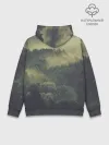 Худи мужской база хлопок / Лес мой храм