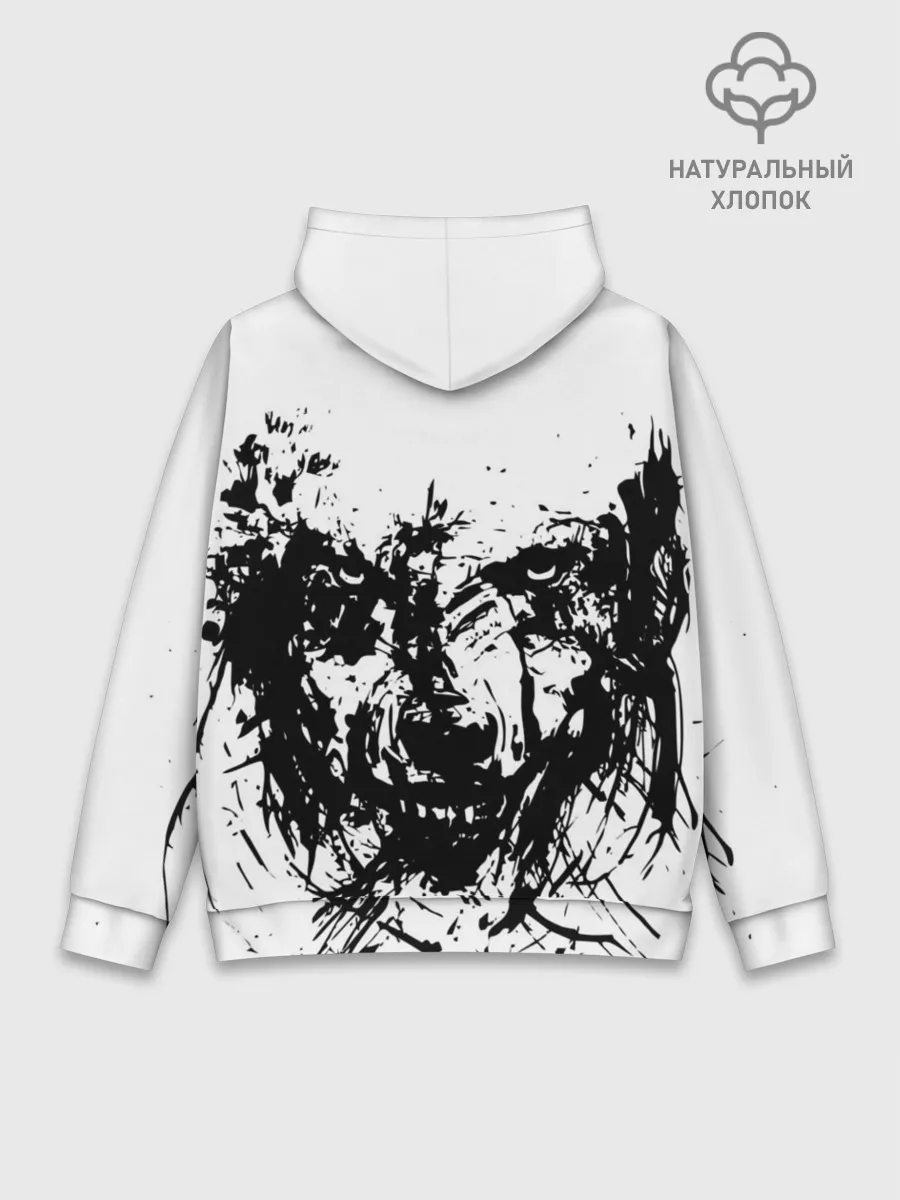 Худи мужской база хлопок / Зверь