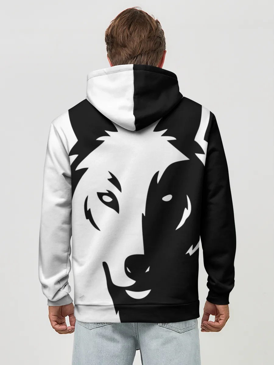 Худи мужской база хлопок / Зверь