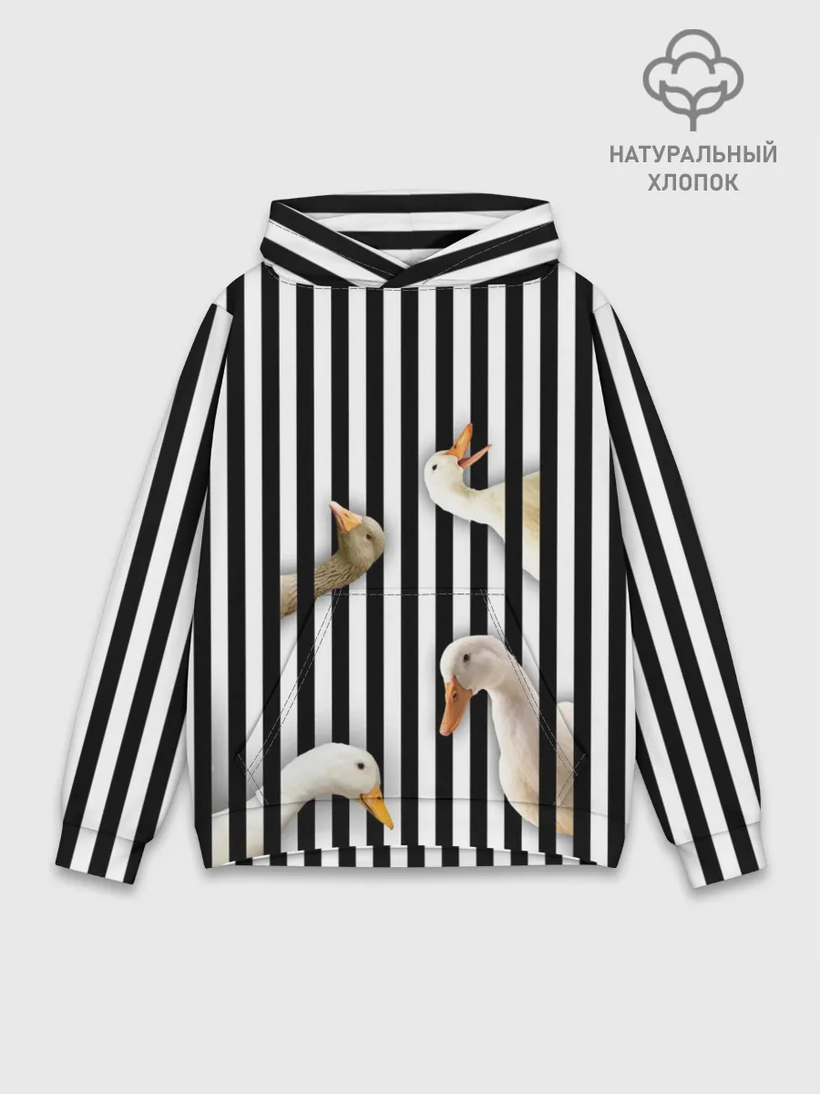 Худи мужской база хлопок / Гуси