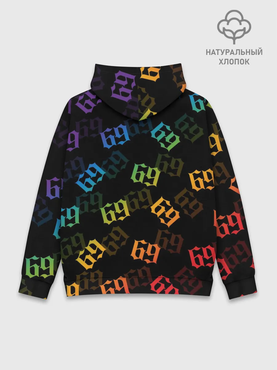 Худи мужской база хлопок / 6IX9INE