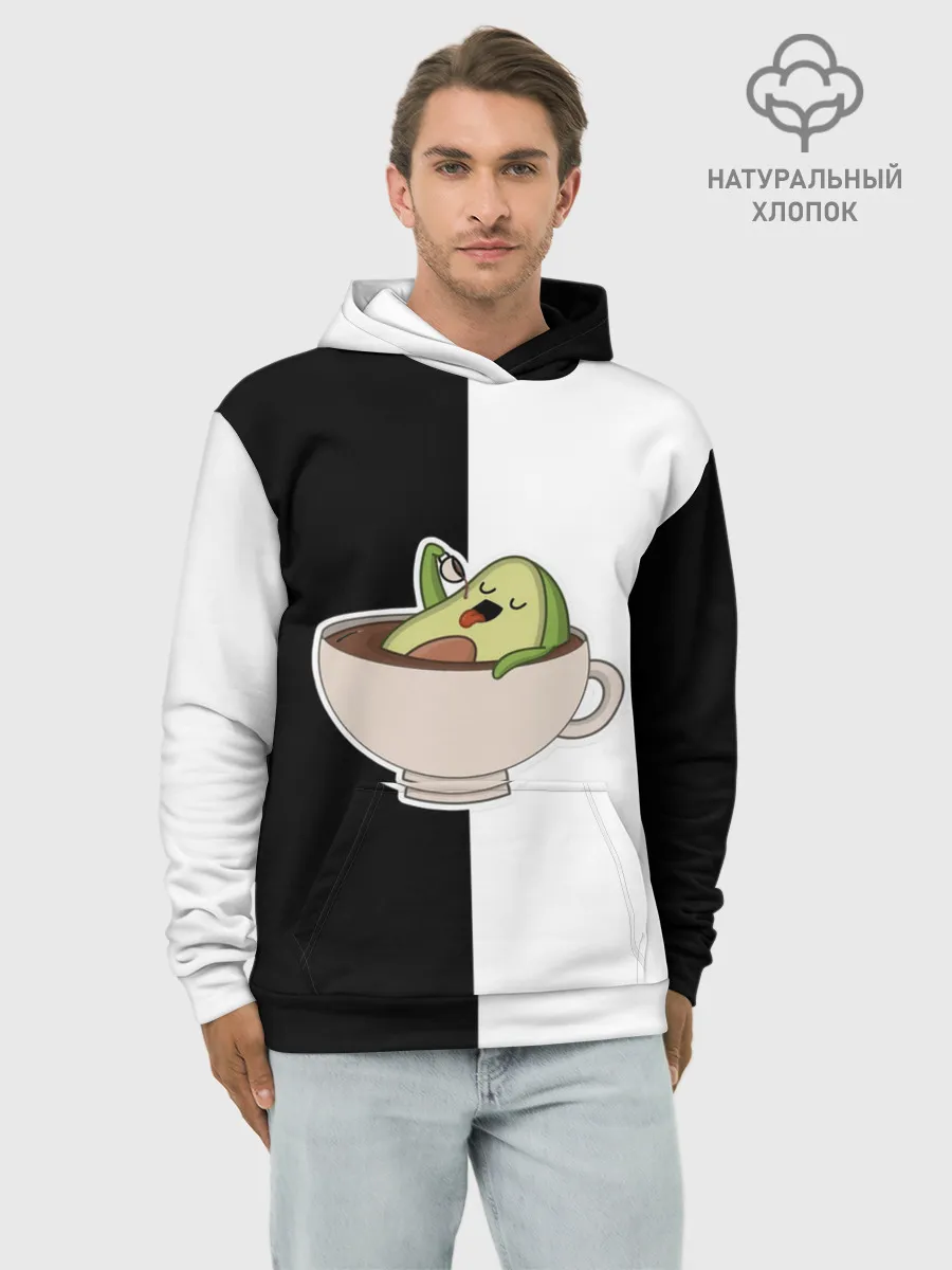 Худи мужской база хлопок / авокадо