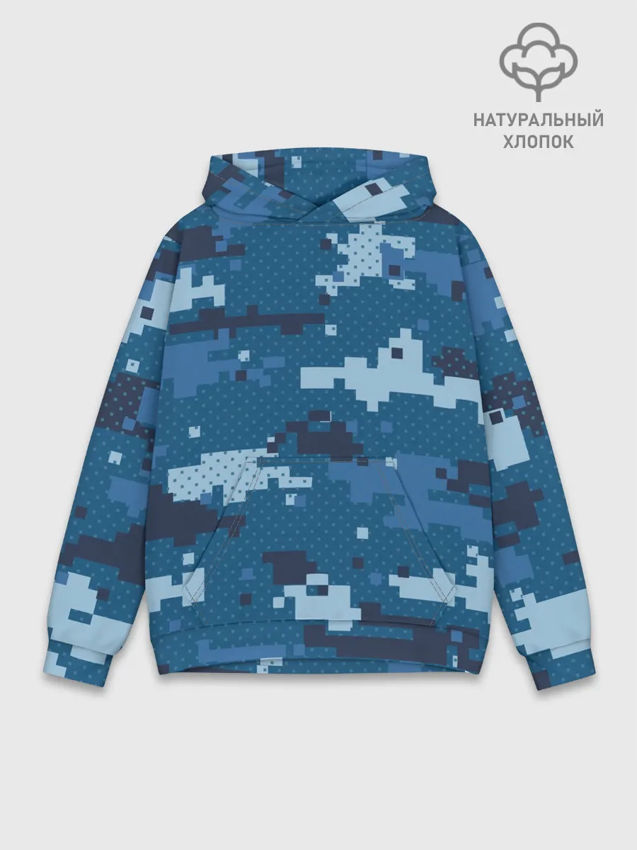 Худи мужской база хлопок / МИЛИТАРИ