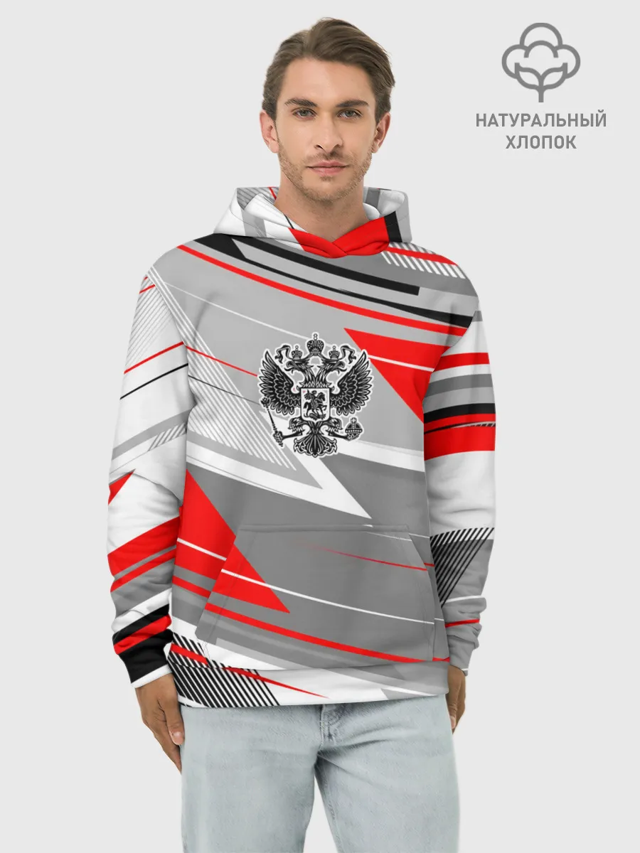 Худи мужской база хлопок / Россия