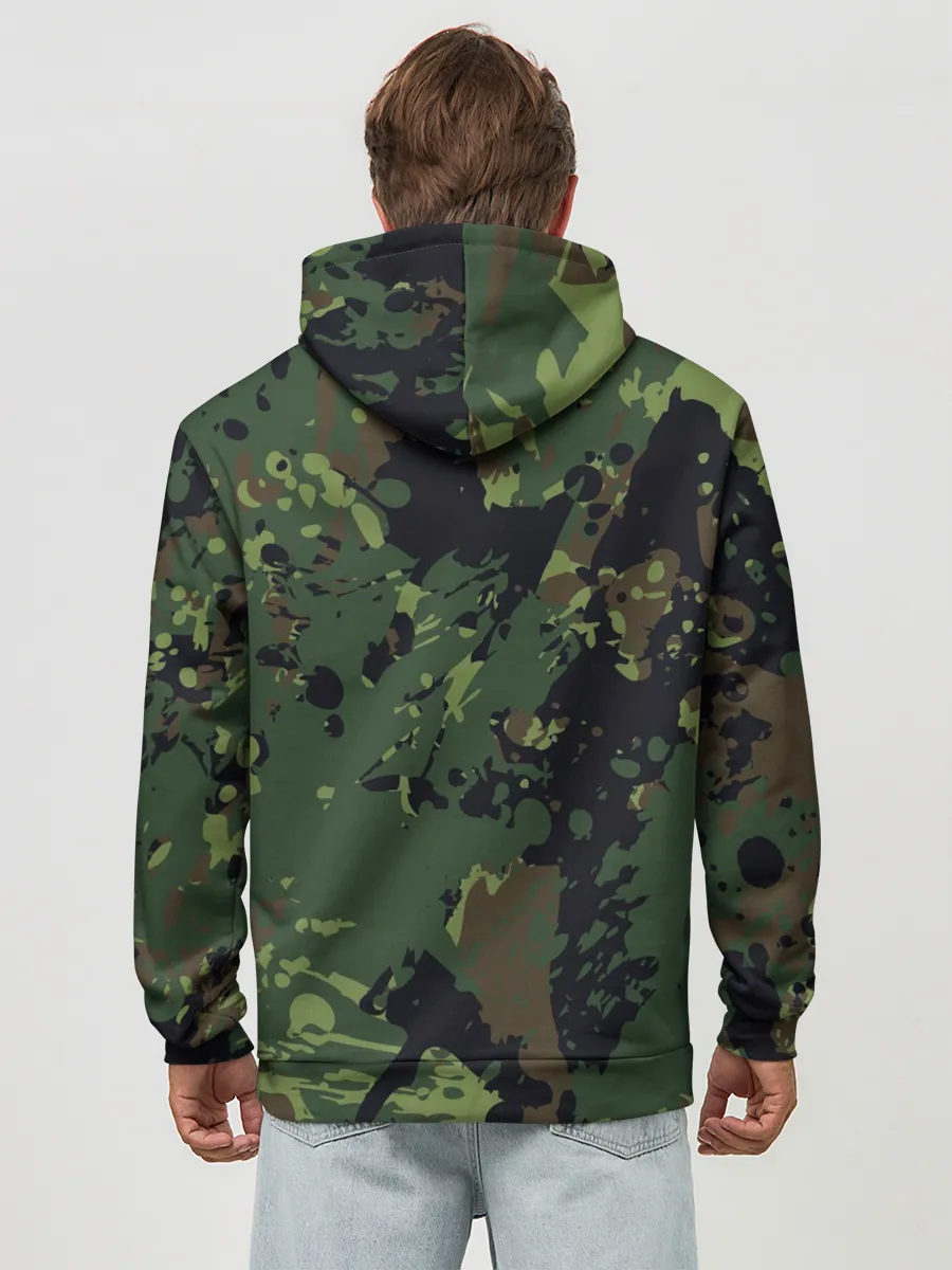 Худи мужской база хлопок / МИЛИТАРИ