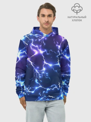 Худи мужской база хлопок / Молнии | Flash